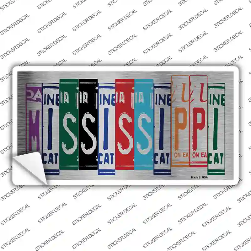 Mississippi Art Novelty Sticker Decal