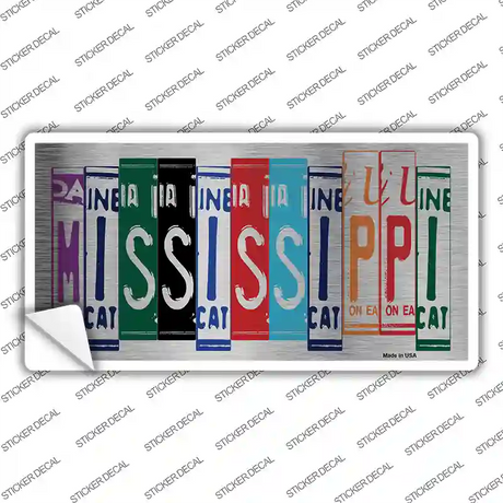 Mississippi Art Novelty Sticker Decal