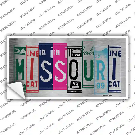 Missouri Art Novelty Sticker Decal