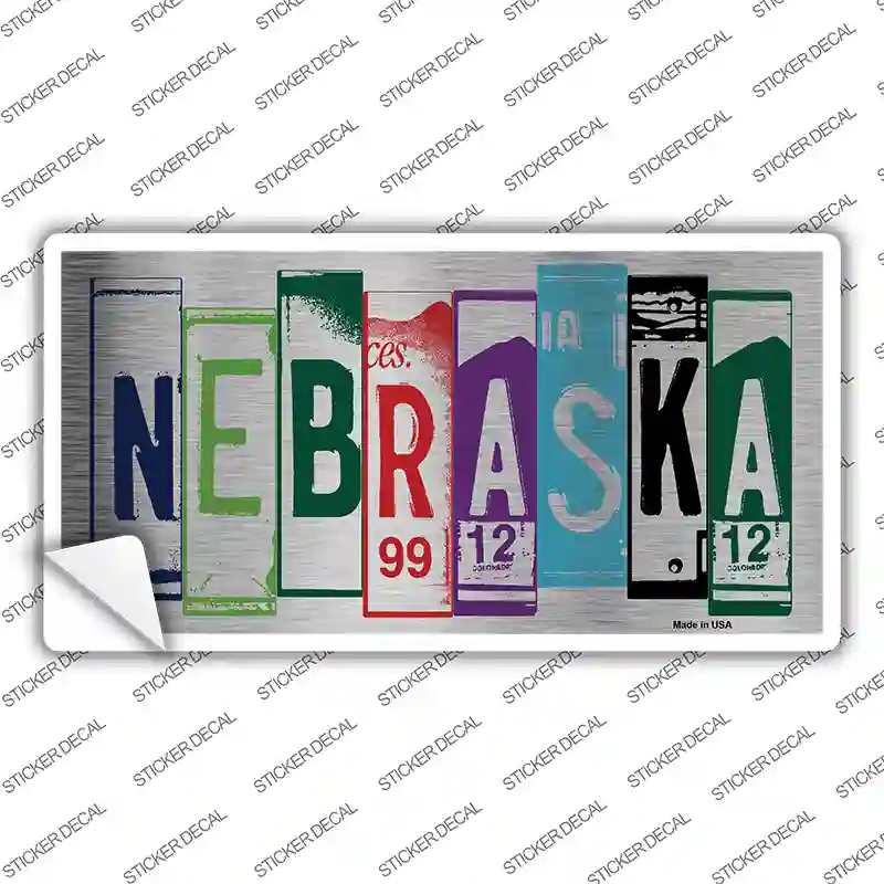 Nebraska Art Novelty Sticker Decal