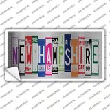 New Hampshire Art Novelty Sticker Decal