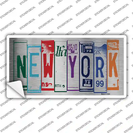New York Art Novelty Sticker Decal