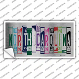 North Carolina Art Novelty Sticker Decal