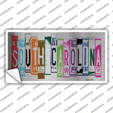 South Carolina Art Novelty Sticker Decal