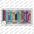 South Dakota Art Novelty Sticker Decal