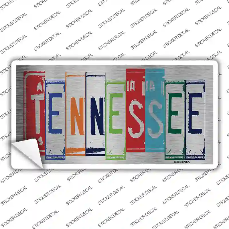 Tennessee Art Novelty Sticker Decal