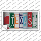 Texas Art Novelty Sticker Decal