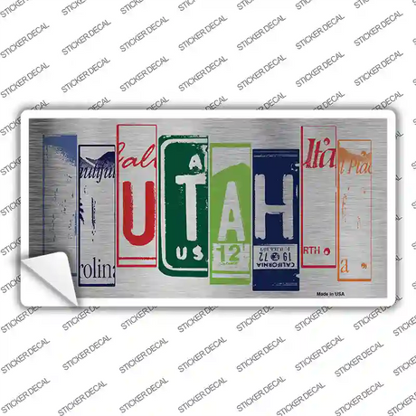 Utah Art Novelty Sticker Decal