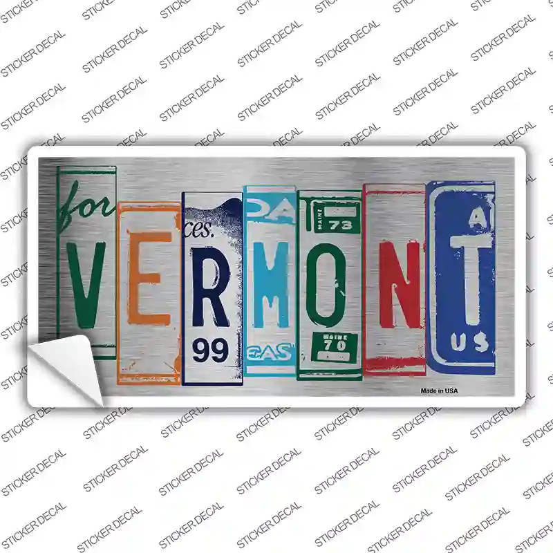 Vermont Art Novelty Sticker Decal