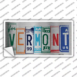 Vermont Art Novelty Sticker Decal