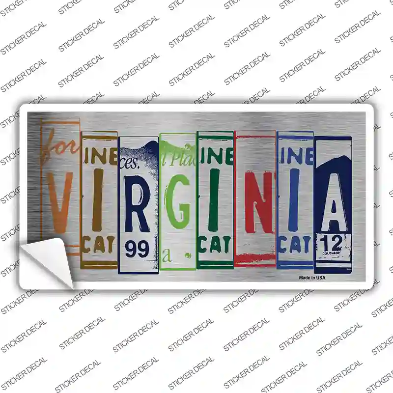 Virginia Art Novelty Sticker Decal
