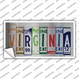 Virginia Art Novelty Sticker Decal