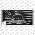 California Carbon Fiber Novelty Sticker Decal