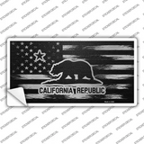 California Carbon Fiber Novelty Sticker Decal