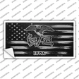 Iowa Carbon Fiber Novelty Sticker Decal
