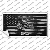 Iowa Carbon Fiber Novelty Sticker Decal