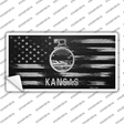 Kansas Carbon Fiber Novelty Sticker Decal