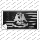 Louisiana Carbon Fiber Novelty Sticker Decal