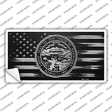 Nebraska Carbon Fiber Novelty Sticker Decal
