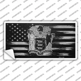 New Jersey Carbon Fiber Novelty Sticker Decal
