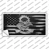 North Dakota Carbon Fiber Novelty Sticker Decal