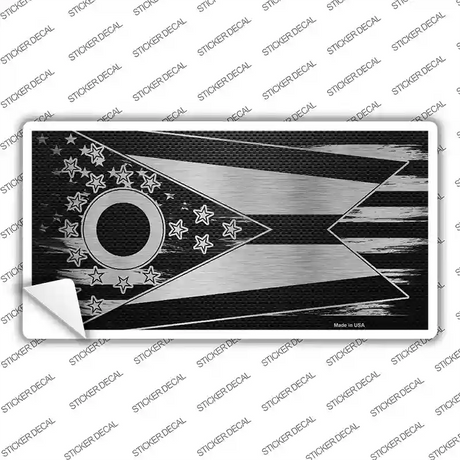 Ohio Carbon Fiber Novelty Sticker Decal