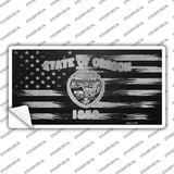 Oregon Carbon Fiber Novelty Sticker Decal