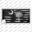 South Carolina Carbon Fiber Novelty Sticker Decal
