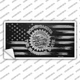 South Dakota Carbon Fiber Novelty Sticker Decal