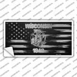 Wisconsin Carbon Fiber Novelty Sticker Decal