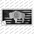 Wyoming Carbon Fiber Novelty Sticker Decal