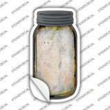 Rusty Blank Novelty Mason Jar Sticker Decal