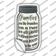Family Tree Novelty Mason Jar Sticker Decal