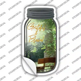 Summer Grateful And Blessed Novelty Mason Jar Sticker Decal