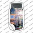 Hello Spring Novelty Mason Jar Sticker Decal