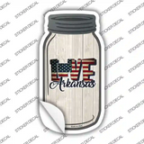 Love Arkansas Silhouette Novelty Mason Jar Sticker Decal