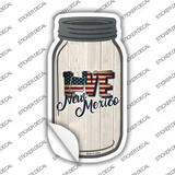 Love New Mexico Silhouette Novelty Mason Jar Sticker Decal