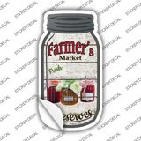 Preserves Farmers Market Novelty Mason Jar Sticker Decal