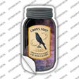 Crows Foot Novelty Mason Jar Sticker Decal