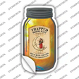 Trapped Moonlight Novelty Mason Jar Sticker Decal