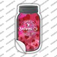 Cupids Brewing Co Love Potions Novelty Mason Jar Sticker Decal