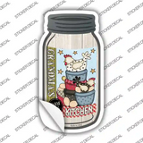 Grandmas Chicken Kitchen Novelty Mason Jar Sticker Decal