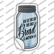 Give Us This Day Verse Novelty Mason Jar Sticker Decal