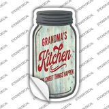 Grandmas Kitchen Sweet Things Novelty Mason Jar Sticker Decal