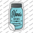 Nanas Kitchen Love Novelty Mason Jar Sticker Decal