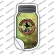 Bats Breath Green Novelty Mason Jar Sticker Decal