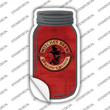 Dragons Blood Red Novelty Mason Jar Sticker Decal