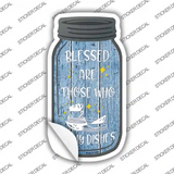 Do My Dishes Blue Novelty Mason Jar Sticker Decal