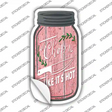 Chop Like Its Hot Leaves Novelty Mason Jar Sticker Decal
