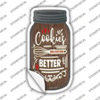 Cookies Make It Better Wood Novelty Mason Jar Sticker Decal